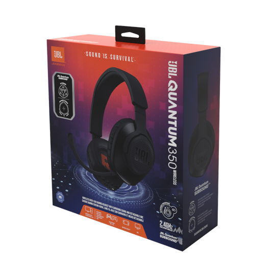 JBL Quantum 350 Wireless | Wireless PC gaming headset with